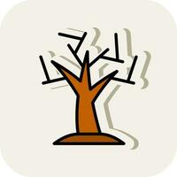 Dry Tree Vector Icon Design