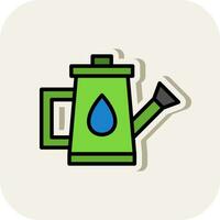 Watering Can Vector Icon Design