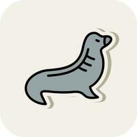 Seals Vector Icon Design