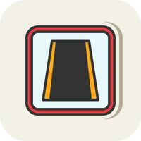 Motorway Vector Icon Design