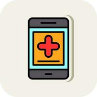 Medical App Vector Icon Design
