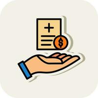 Paycheck Vector Icon Design