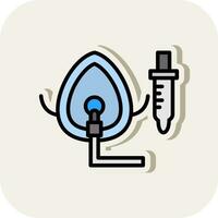 Oxygen Mask Vector Icon Design