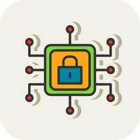 Cyber security Vector Icon Design