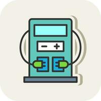 Charging station Vector Icon Design