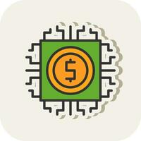 Digital currency Vector Icon Design