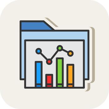 Data analysis Vector Icon Design