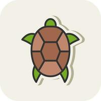 diseño de icono de vector de tortuga