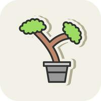 Bonsai Vector Icon Design