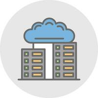 Data center Vector Icon Design