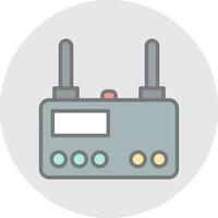 Wireless router Vector Icon Design