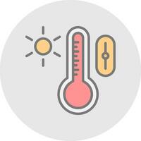 Temperature control Vector Icon Design