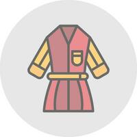 diseño de icono de vector de kimono