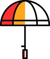 Umbrella Vector Icon Design