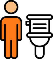 Restroom Vector Icon Design