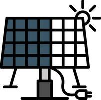 diseño de icono de vector de energía solar