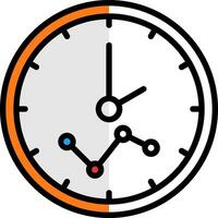 diseño de icono de vector de reloj