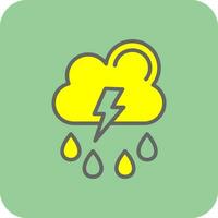 diseño de icono de vector de tormenta