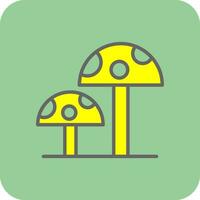 Mushrooms Vector Icon Design