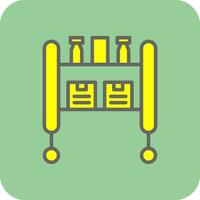 Trolley Vector Icon Design