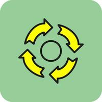 Recycling Vector Icon Design