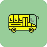 diseño de icono de vector de autobús