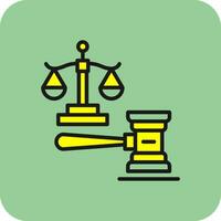 Court Vector Icon Design