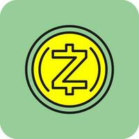 zcash vector icono diseño