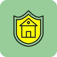 Property insurance Vector Icon Design