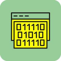 Binary code Vector Icon Design