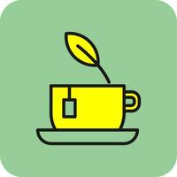 Green tea Vector Icon Design