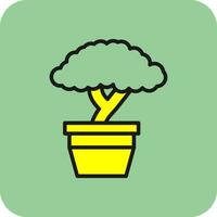 Bonsai Vector Icon Design