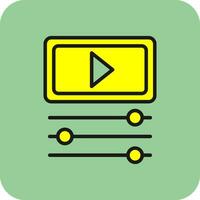 Video Vector Icon Design