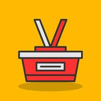 Basket Vector Icon Design