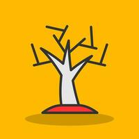 diseño de icono de vector de árbol seco