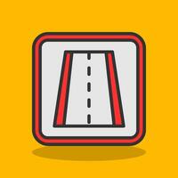 Motorway Vector Icon Design