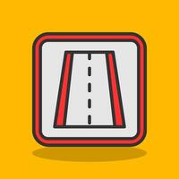 Motorway Vector Icon Design