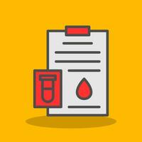 Blood Test Vector Icon Design