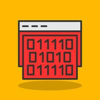 Binary code Vector Icon Design