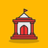 Temple Vector Icon Design