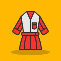 diseño de icono de vector de kimono