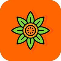 diseño de icono de vector de girasol