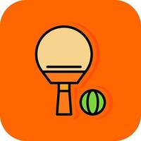 Ping Pong Vector Icon Design