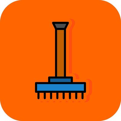 Rake Vector Icon Design