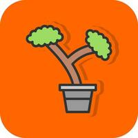 Bonsai Vector Icon Design