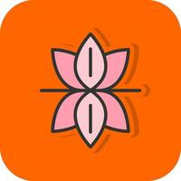 Lotus flower Vector Icon Design