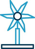 Wind Turbine Vector Icon Design