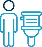 Restroom Vector Icon Design