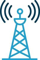 Radio tower Vector Icon Design