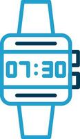 diseño de icono de vector de reloj inteligente